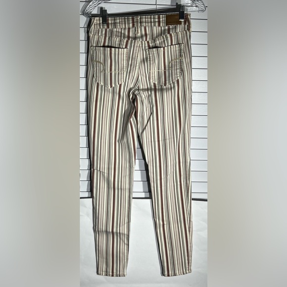 American Eagle Next Level Stretch Striped Jegging Womens size 4 - Picture 2 of 9